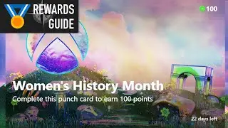 Women's History Month Punch Card Guide for Microsoft Rewards on Xbox - OPUS: Echo of Starsong