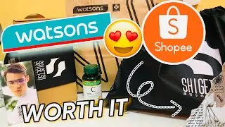 SHOPEE HAUL & WATSONS HAUL 🛍🛒✨#shopeefinds