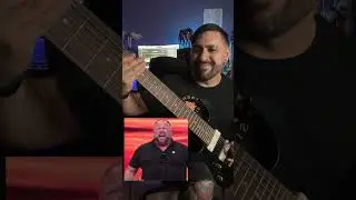 When the pre-workout hits and you hear the first breakdown #shorts #alexjones #guitarmemes