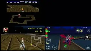 Evolution of SNES Ghost Valley 2 in the Mario Kart Series (1992 - 2022)