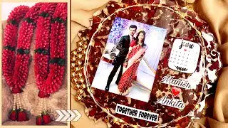 Wedding Garland Preserved in Epoxy Resin | Photo Frame | Flower Preservation | Aesthetic Hues