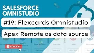 Session 19: Flexcards | Apex Remote as Data Source Type | Omnistudio | Salesforce Vlocity