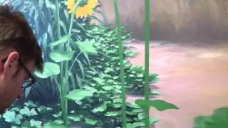 How to paint Foliage - Mural Joe