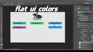Rabbit flat ui colors FREE .PSD
