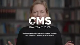 Restructuring in Germany 2/4 ANNOUNCEMENT DAY
