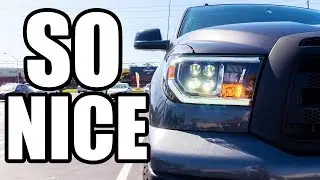 INSTALLING THE BEST TUNDRA HEADLIGHTS! (AlphaRex Nova Series)