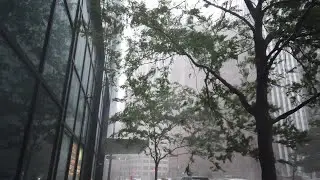 Walking NYC Tropical Storm Isaias in Lower Manhattan (August 4, 2020)