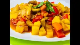 Просто и легко!  Вкусное, сочное и ароматное овощного рагу в духовке