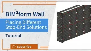 BIM²form Wall: Placing Different Stop-End Solutions | BIM²