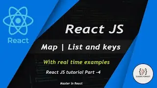 React js tutorials part-6 | map in react js | lists and keys in react