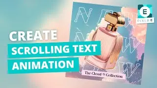 Create A Scrolling Text Animation in Pixlr E