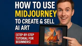 How to Use Midjourney to Create & Sell AI Art (Step-by-Step for Beginners)