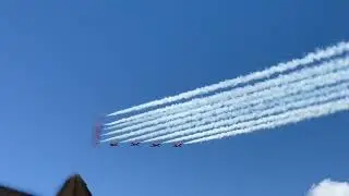 Planes Fly over ￼