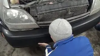 Ставим бампер rx300, дроссель Субару, Ниссан попал в аварию