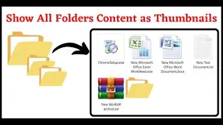 How to Show All SubFolders Content as Thumbnails? (Easy Method)