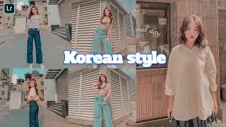 Korean style tone |tutorial Lightroom mobile | free preset DNG|part 3