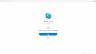 How to join a Skype meeting using a link