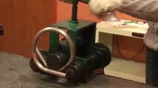 кольцо из трубы на ручном трубогибе TR-07