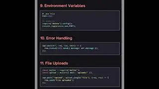 Node.js Cheat Sheet | 