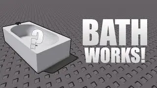 ROBLOX Studio | Working Bath | Speedbuild