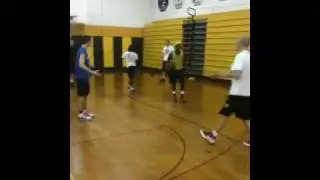 Jason McElwain volunteer assistant coach for the Greece-Athena Junior Varsity