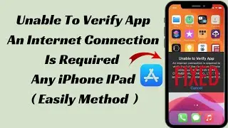 Fixing / Unable to Verify App an Internet Connection is Required Error / Scarlet / 2024