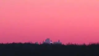 Москва - сити на закате.