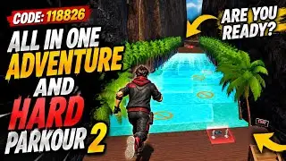 BGMI WOW Parkour Map Code 118826🔥 All In One Adventure And Hard Parkour 2 | 