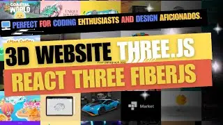 🌟 Creating 𝓢𝓽𝓾𝓷𝓷𝓲𝓷𝓰 3D 𝓦𝓮𝓫𝓼𝓲𝓽𝓮𝓼 🌐 with Three.js & React Fiber 🚀 | Beginner's Guide
