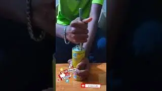 Coke opening trick with pop stick .Coke can 