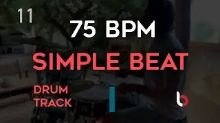 75 BPM Drum Beat - Simple Straight