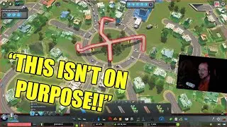 Moon creates a funny symbol in Cities Skylines 😳