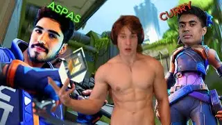 MOGGING VALORANT PROS (ft. Aspas & Curry)