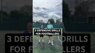 ⚽️3 DEFENSIVE DRILLS FOR FOOTBALLERS⚽️ 