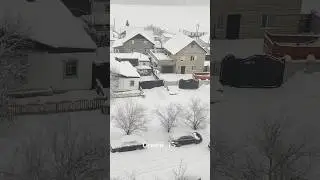 доброе утро, а у нас снег❄️❄️❄️❄️ погода сказка😍