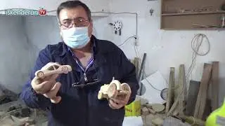 Emekli Tornacı ahşap oyuncak yapmaya başladı