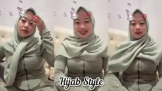 Hijab Style • Memeyblues Jilbab Hijau Live Tiktok
