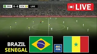 Brazil vs Senegal | International Friendly Football Match 2025 | PES 21 Simulation