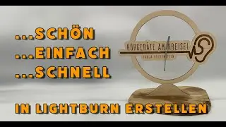 Bastelprojekt Uhr - konstruieren in Lightburn