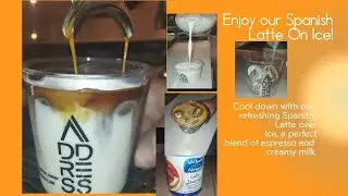 iced spanish latte | iced spanish latte recipe | #youtubevideo #baristasaimu #icespanish#coffee#love