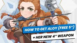 HOW TO GET ALOY! New FREE 5* 🏹 AND NEW 4* Cryo BOW 🐻 Genshin Impact Collab w/ Horizon Zero Dawn