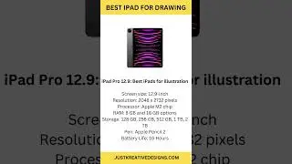 3 Best iPads for Drawing and Digital Art #tabletreview #ipadmini5  #ipadpro
