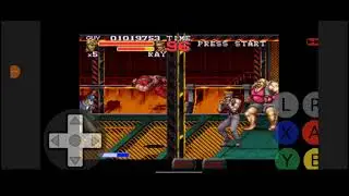 Final Fight Touch (Japan) Playthrough Part 2 SNESDroid