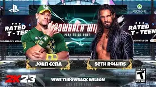 WWE 2K23 John Cena vs Seth Rollins | 