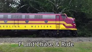 Riding & Chasing the ACWR F Unit at the Peach Festival.