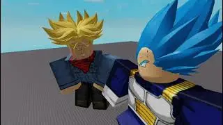 SSJ2 Trunks and SSB Vegeta LF | ROBLOX #ROBLOX #Roblox