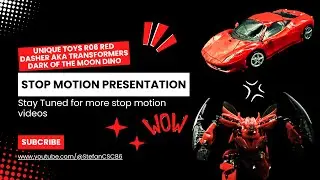 Unique Toys R06 Red Dasher Dino Stop Motion