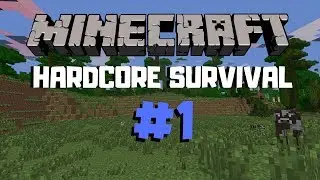 1st night | Minecraft Hardcore Survival #1 ft 2 hecking idiots