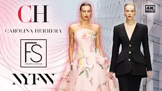 Carolina Herrera 4K Fall/Winter 2024/25 New York Fashion Week feat. Irina Shayk