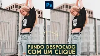 DESFOCANDO o fundo com UM CLIOQUE no Photoshop (Neural Filter)
